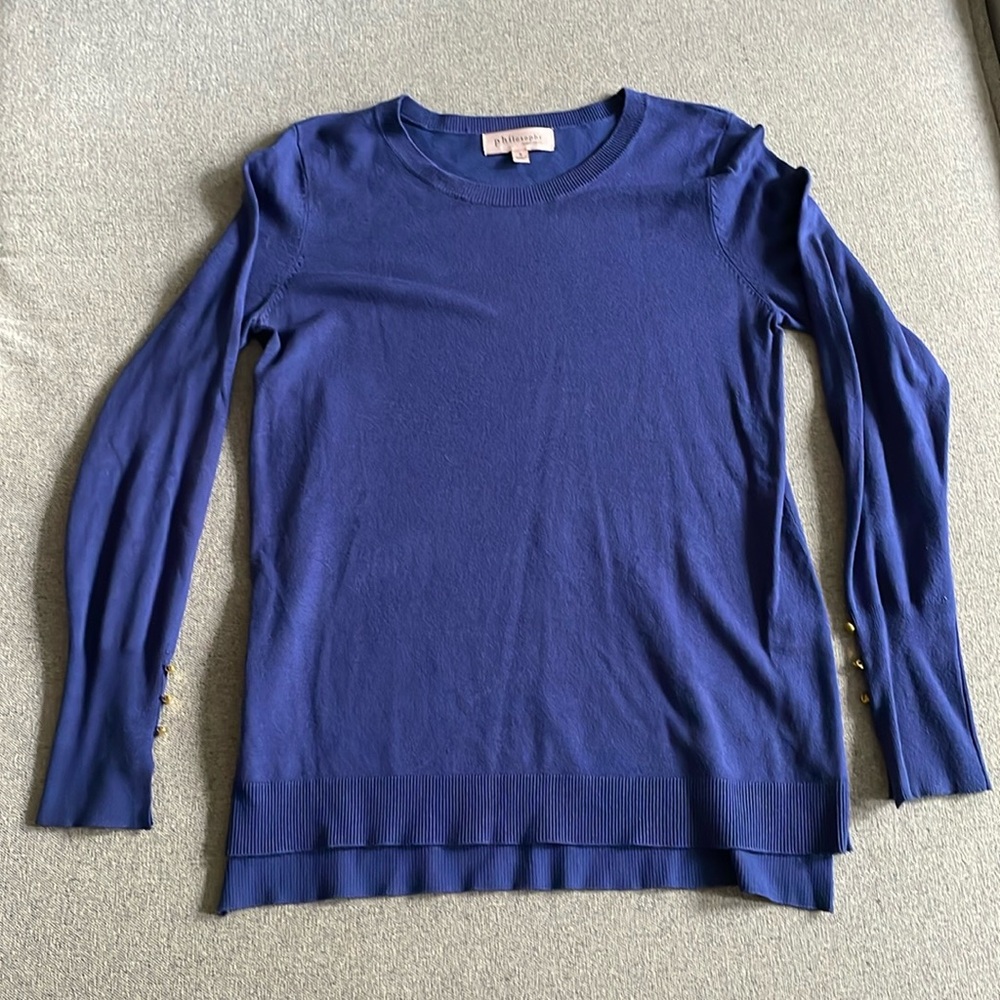 Royal blue sweater